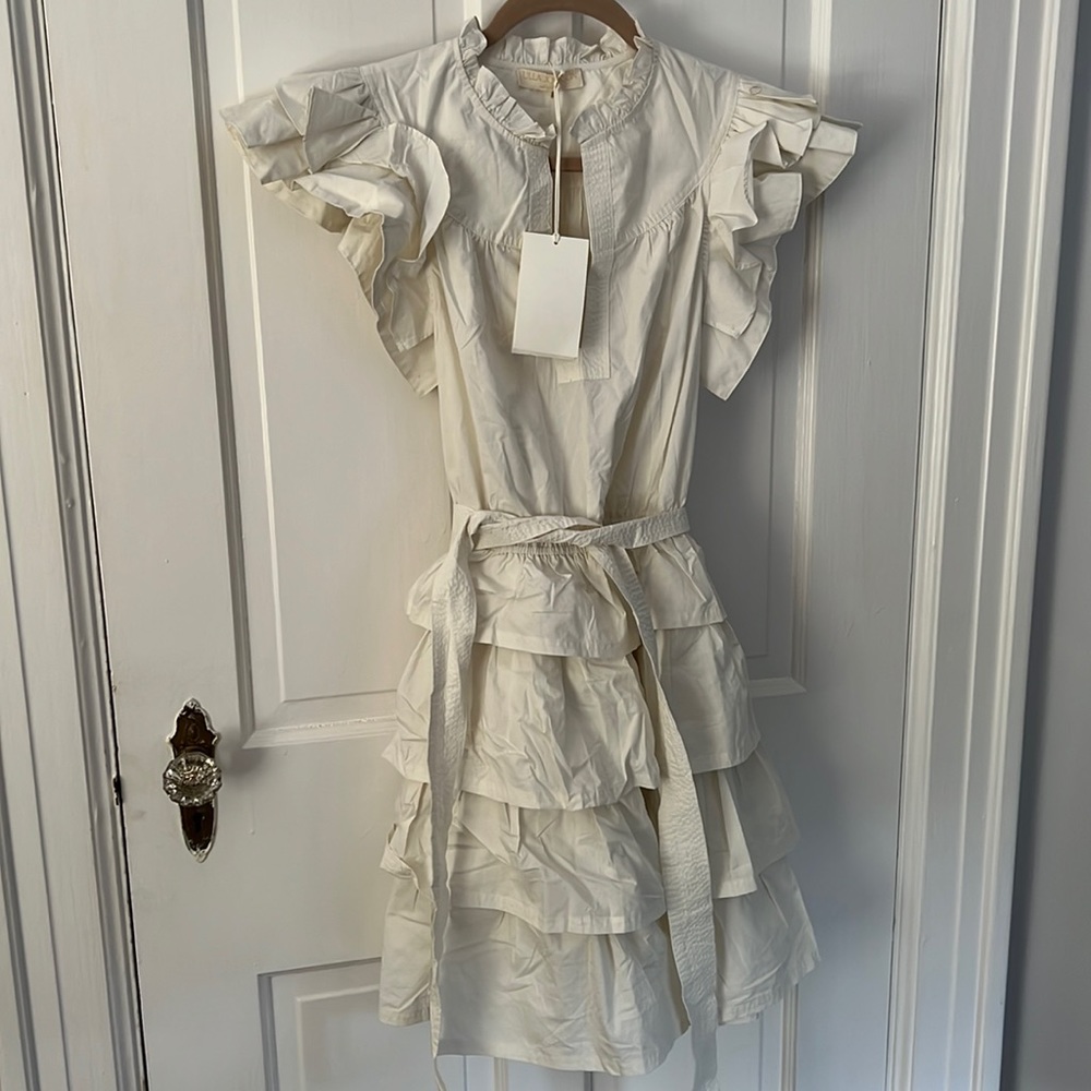 Ulla Johnson Lulua Dress, Bone Size 8, tags on brand new
